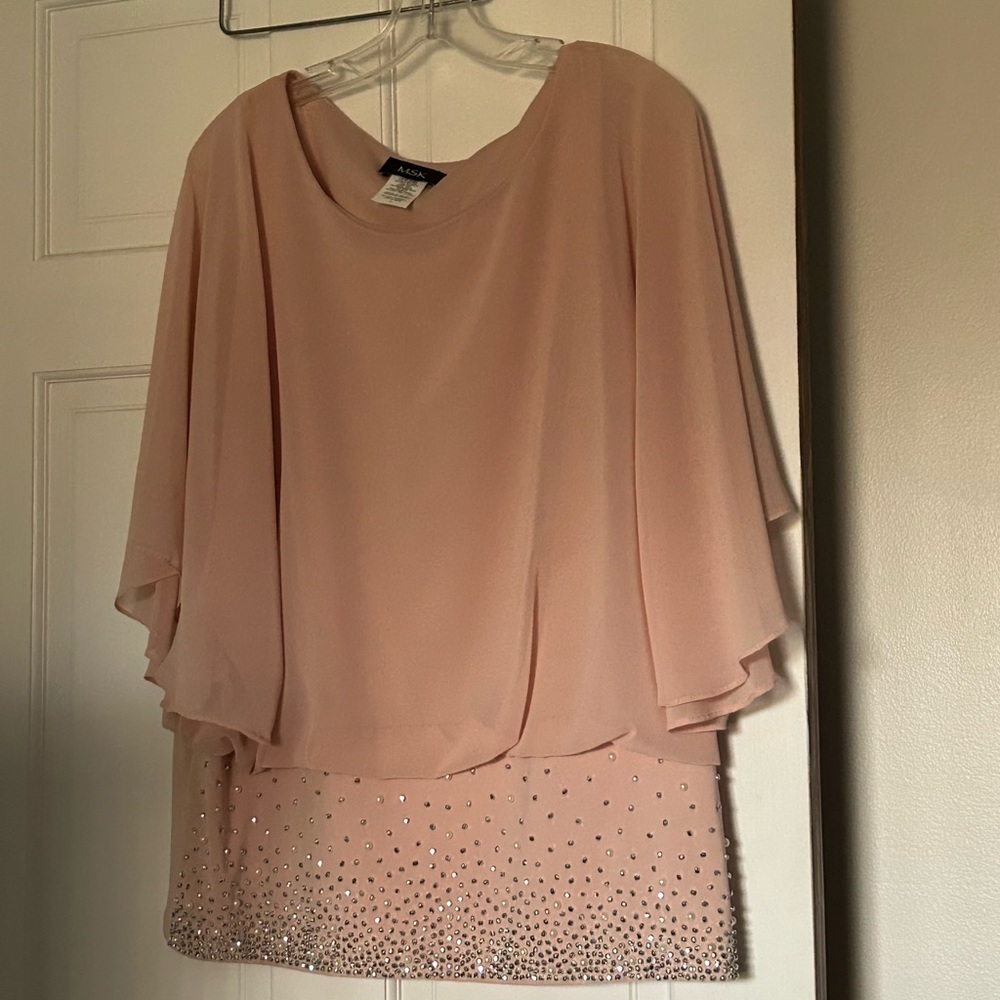 Dusty rose dressy top